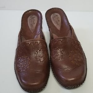 Clark Artisan Leather Clogs